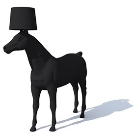 Moooi Horse Lamp 3D Object | FREE Artlantis Objects Download